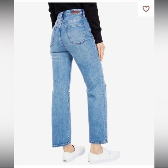 BlankNYC women’s The Baxter ribcage straight leg size 28 distressed jeans NWT - Picture 3 of 11